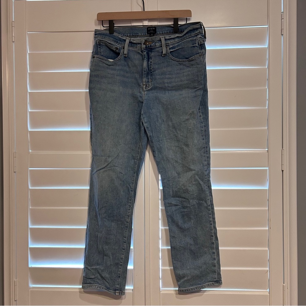J Crew Slim Boyfriend Light Blue Size 28